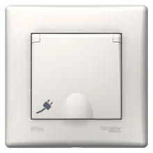 Schneider SEDNA set single plug-in mains 2P+PE CREAM IP44