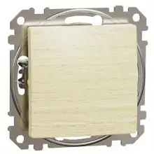 Schneider SEDNA strojek jednonásobný ovládač.tlačítkovy 1/0 bříza