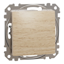 Schneider SEDNA strojek jednonásobný ovládač.tlačítkovy 1/0 bříza