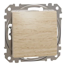 Schneider SEDNA strojek jednonásobný ovládač.tlačítkovy 1/0 bříza