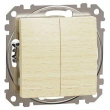 Schneider SEDNA switch serial c.5 birch