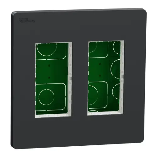 Schneider Unica System+ centrální jednotka 2x4 modulů krabice pod.omítku;antract