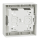 Schneider Unica System+ centrální jednotka 2x4 moduly vert. povrchová ; bílá