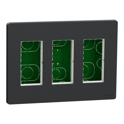 Schneider Unica System+ centrální jednotka 3x4 modulů krabice pod.omítku;Bílá
