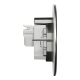 Schneider Unica System+ podlahová krabice XS 250V/16A IP44 kov kruhová; šedá
