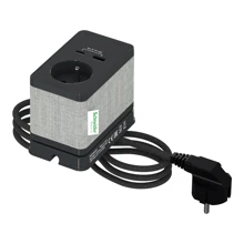 Schneider Unica System+ stolní.zásuvky S 250V/16A +USB A 3.1A; antracit