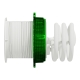 Schneider Unica System+ stolní.zásuvky XS 250V/16A +USB A 3.1A zápustný; bílá