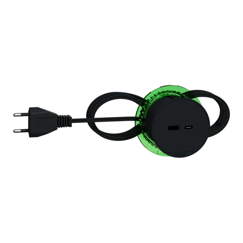 Schneider Unica System+ stolní.zásuvky XS USB A/C 3.1A zápustný;antracit