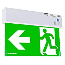 SCHRACK emergency light LED K2 1W 1/2/3/8 hours IP44; white