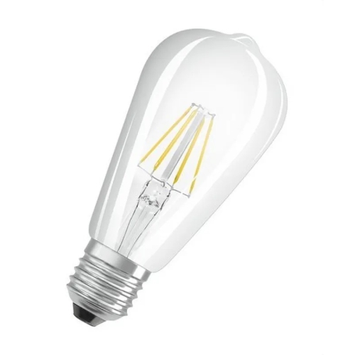 ßLEDVANCE LED EDISON40 3.4W 827  FILCL E27 P LEDV