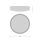 ßLEDVANCE svít.stop.LED RD 250 P 9.5W CPS WT