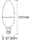 SMART+ Candle Tunable White 40 4.9 W/2700…6500 K E14