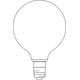 SMART+ WiFi Filament Globe Dimmable 53  6 W/2400 K E27