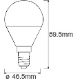 SMART+ WiFi Mini Bulb Tunable White 40 4.9 W/2700…6500 K E14