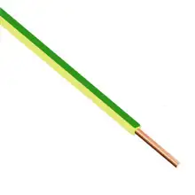Solid wire CY 2.5mm; yellow-green