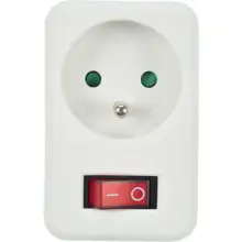 SOLIGHT adapter. 10A white switch