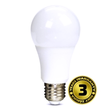 SOLIGHT bulb. klasický tvar A60 10W. E27. 3000K. 270°. 1100lm