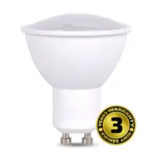 SOLIGHT LED reflector PAR16 spot light bulb. 7W. GU10 4000K. 500lm. white 120°