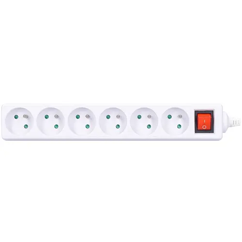 SOLIGHT socket. for. mobile. supply. 6-way switch /PZ18/