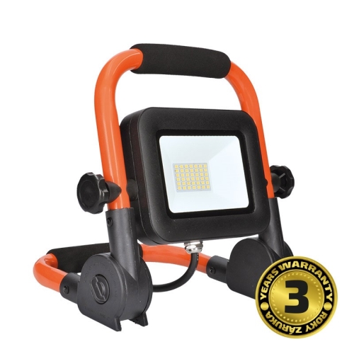 SOLIGHT svít.flood.LED PRO + stojan 30W. 2550lm. 5000K. Flexo IP65