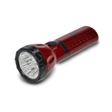 SOLIGHT svítilna ruční nabíjecí 65lm/-m IP20  ; černá/červená