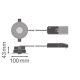 SP CBO FPADJ V 7W MS827 DIM IP65 WTLEDV