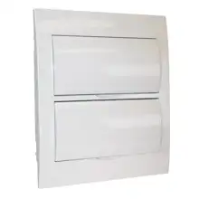SPACE distribution box.under.plaster RU 24 24mod. IP30 full, white door