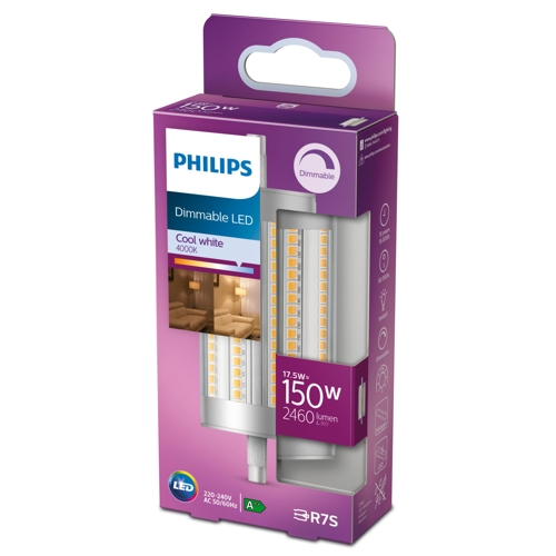 ßPHILIPS LED 150W R7S 118mm CW D 1PF SRT4