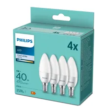 ßPHILIPS LED 40W B35 E14 CW FR ND 4PF/6 DISC