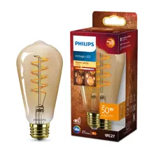 ßPHILIPS LED 50W ST64 E27 AMBER WGD SP