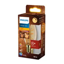 ßPHILIPS LED B35 15W 1800K E14 Amber SP DIM 1PF/4