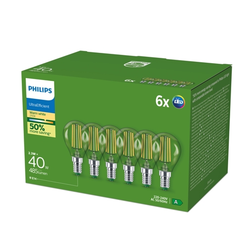 ßPHILIPS LED CLA P45 40W E14 WW CL ND UE 6CT/4EC