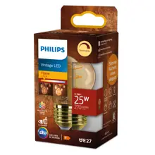 ßPHILIPS LED P45 25W 2200K E27 Amber SP DIM 1PF/4