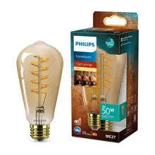 ßPHILIPS LED SSW 50W ST64 E27 AMBER SP