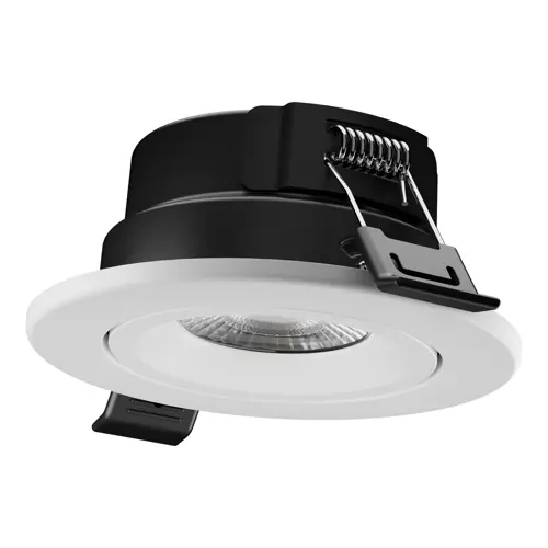 SPOT COMBO FIRE RATED ADJUST MS FPADJ V 7W MS827 DIM IP65 WT