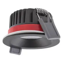 SPOT FIRE RATED 8W 927 PS DIM IP65 BK