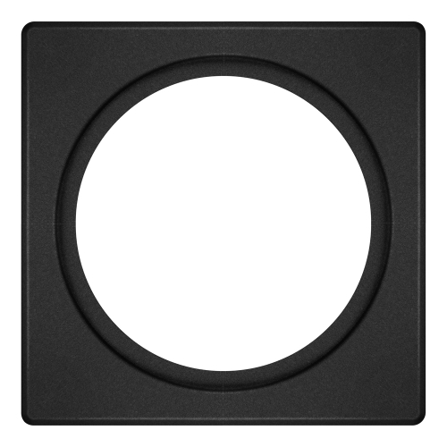 SPOT FRAME 100X100 1X D68 BK       LEDV