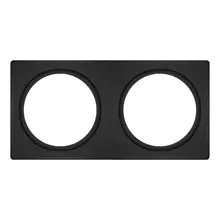 SPOT FRAME 100X200 2X D68 BK       LEDV