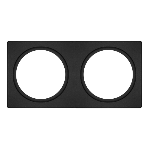 SPOT FRAME 100X200 2X D68 BK       LEDV