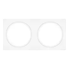 SPOT FRAME 100X200 2X D68 WT       LEDV