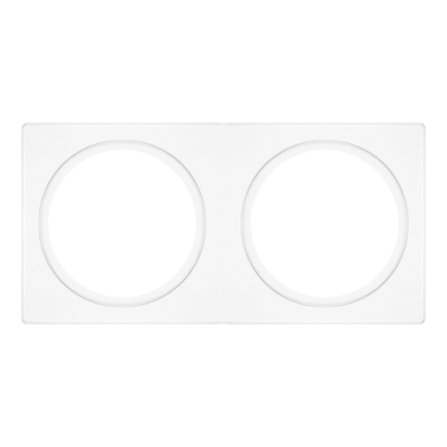SPOT FRAME 100X200 2X D68 WT       LEDV