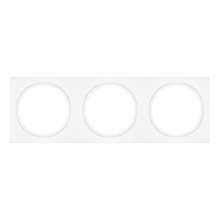 SPOT FRAME 100X300 3X D68 WT       LEDV