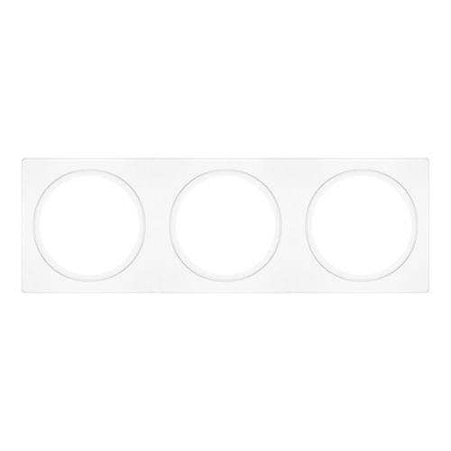 SPOT FRAME 100X300 3X D68 WT       LEDV