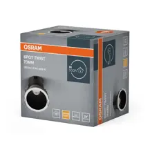 SPOT TWIST 70MM 5W 830 WT BK       OSRAM