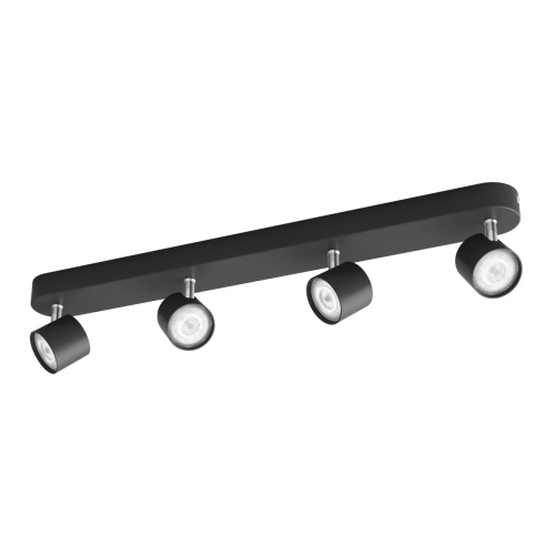 STAR bar/tube black 4x4.5W SELV Dim