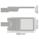 STREETLIGHT FLEX MEDIUM RV25ST P 80W 730 WAL