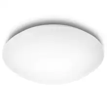 Suede ceiling lamp white 27K 4x5W