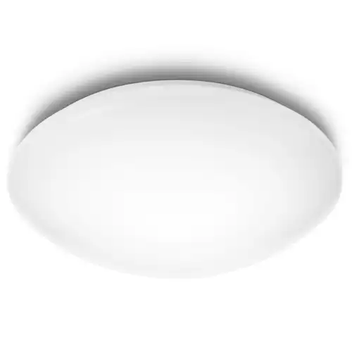 Suede ceiling lamp white 27K 4x5W