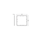 SURFACE FLAT FRAME 500 SQUARE FRAME SI