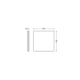 SURFACE FLAT LIGHT SOURCES 500 SQ 27W 830 840 SF FLAT